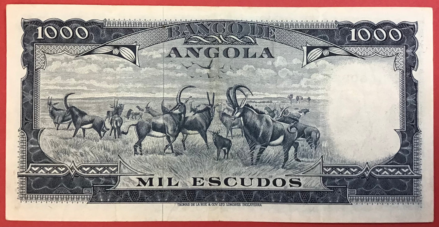 Angola - 1000 Escudos 10.6.1970 P#98 kvalitet 01