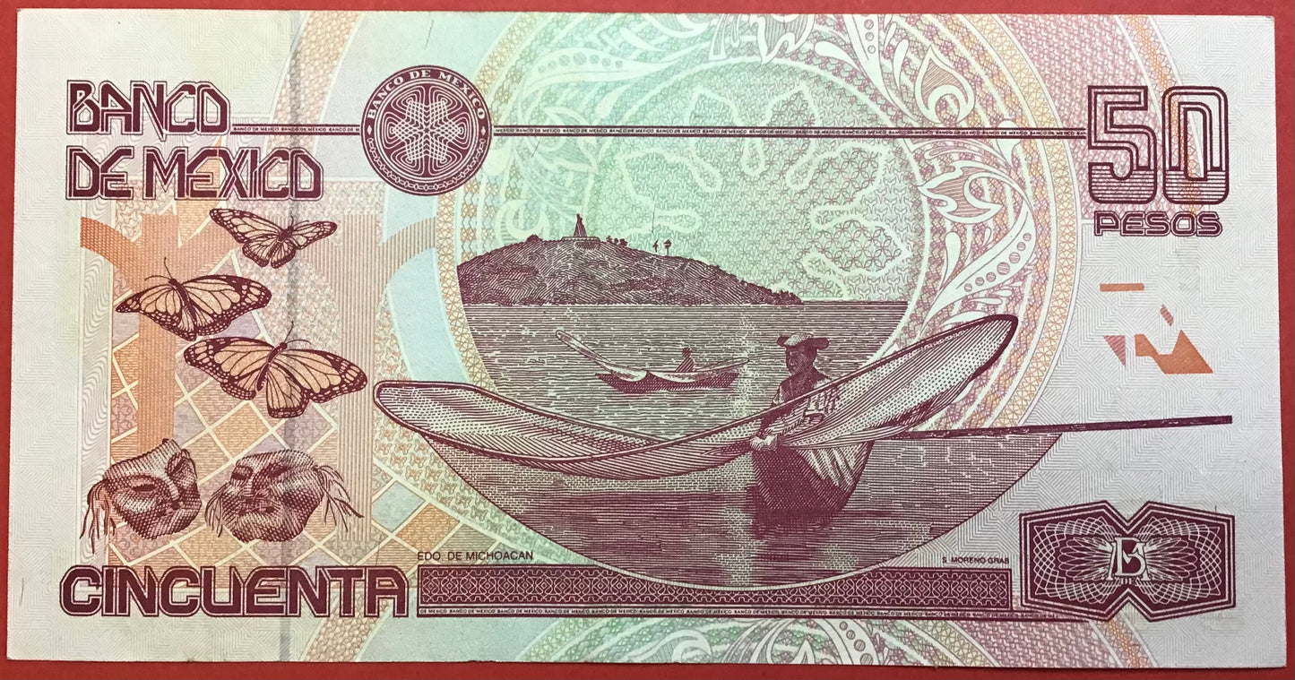 Mexico - 50 Pesos 26.3.2002 P#117b Kvalitet 0