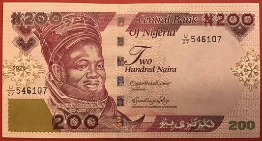 Nigeria - 200 Naira 2024 P#W47 Kvalitet 0
