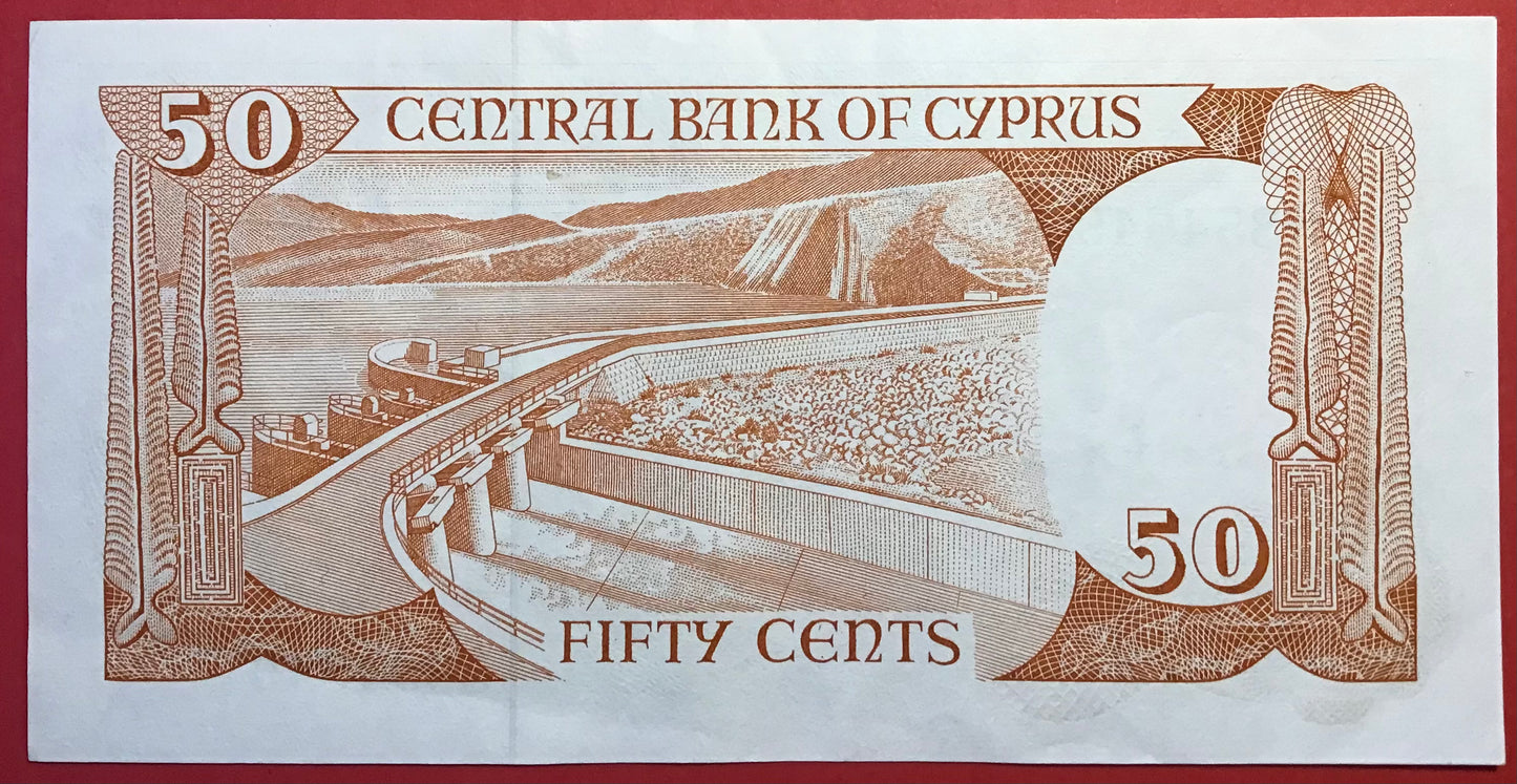 Cyprus - 50 Cent 1.4.1987 P#52 Kvalitet 01