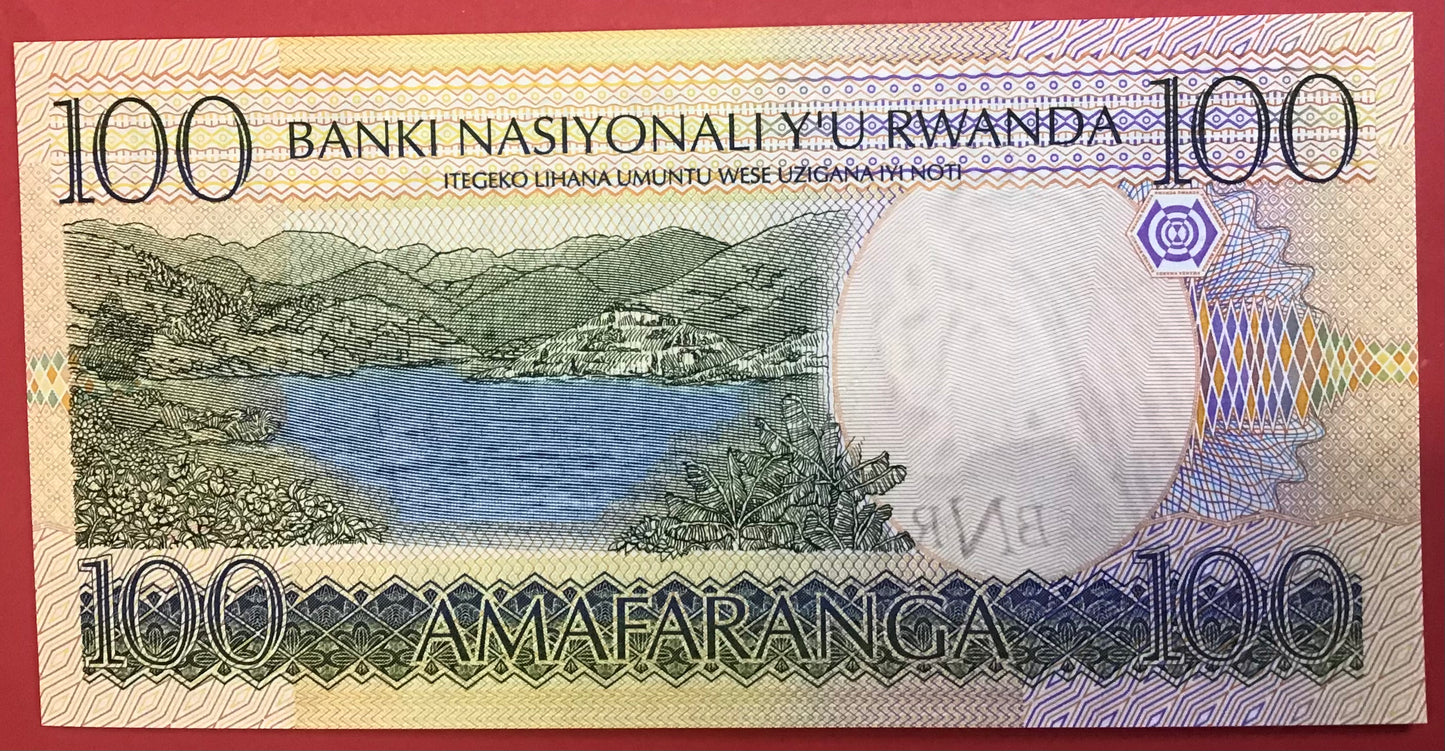 Rwanda - 100 Francs 01.05.2003 P#29a Kvalitet 0