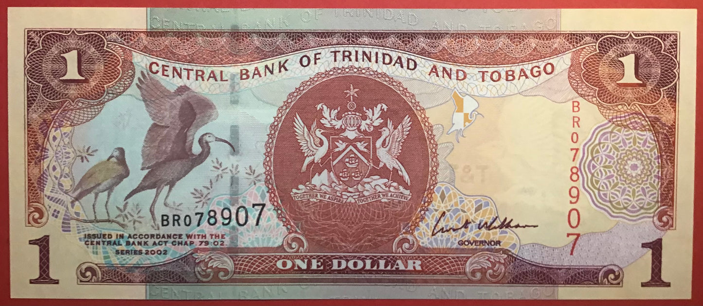 Trinidad & Tobago - 1 Dollar 2002 P#41b Kvalitet 0