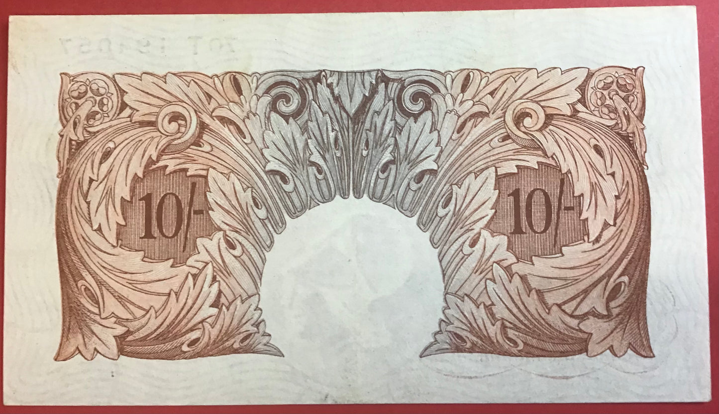 Great Britain - 10 Shillings (1934-1939) P#362c Kvalitet 01/0