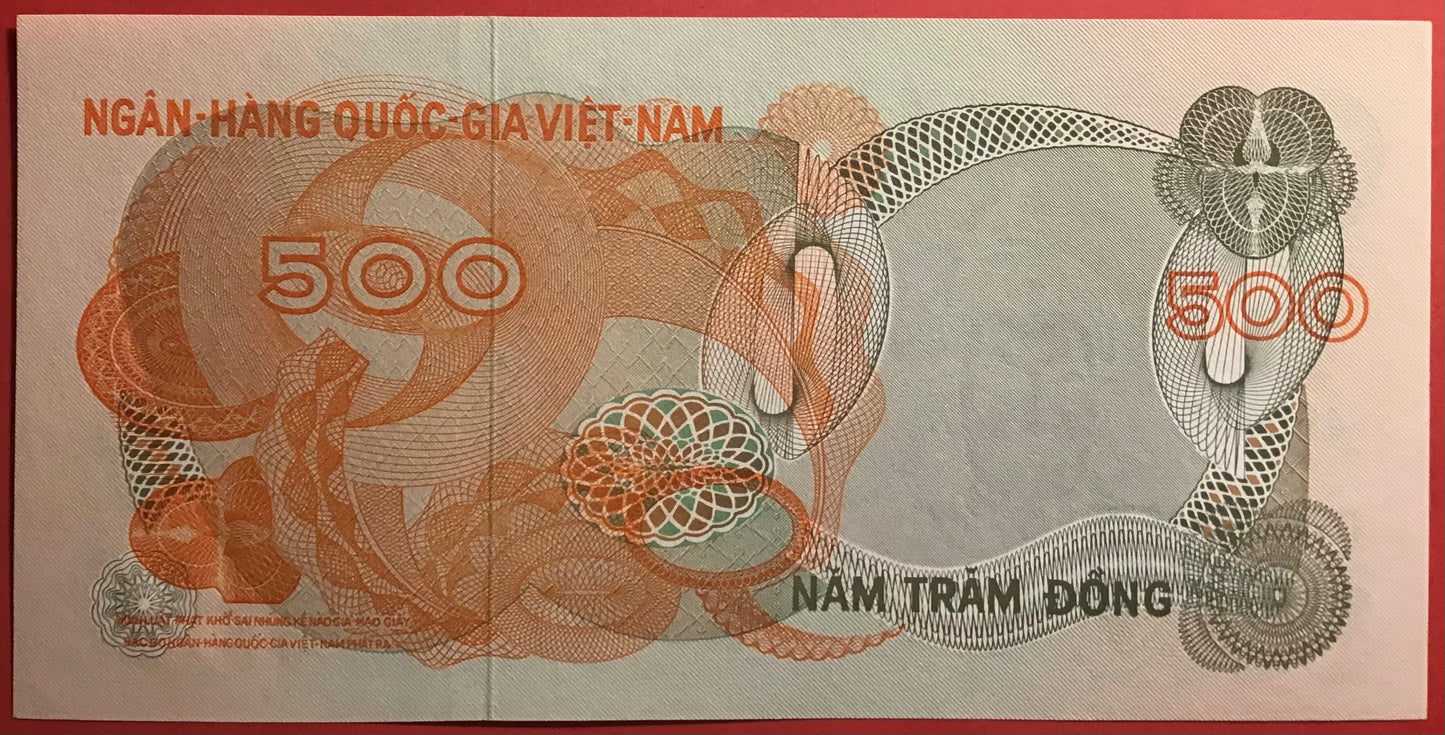South Vietnam - 500 Dông (1970) P#28a Kvalitet 0