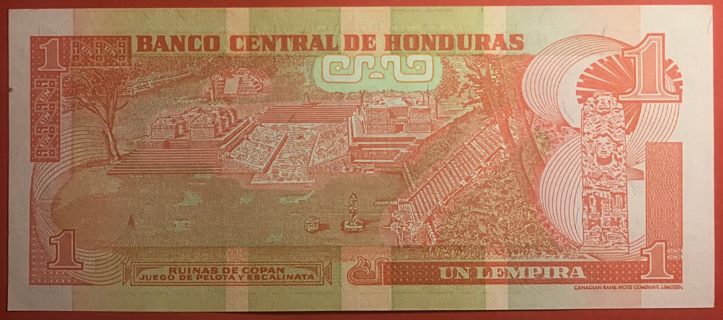Honduras - 1 Lempira 14.12.2000 P#84a Kvalitet 0