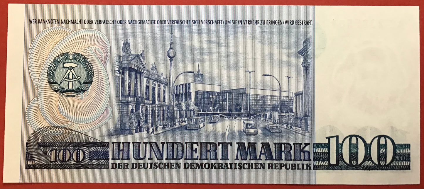 East-Germany - 100 Mark 1975 P#31a Kvalitet 0