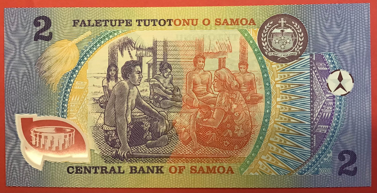 Samoa - 2 Tala (1990) P#31e Kvalitet 0