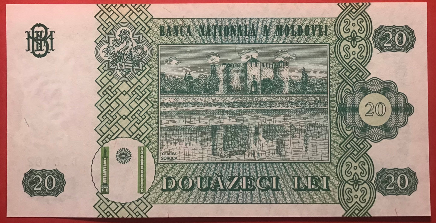 Moldova - 20 Lei 2006 P#13h Kvalitet 0