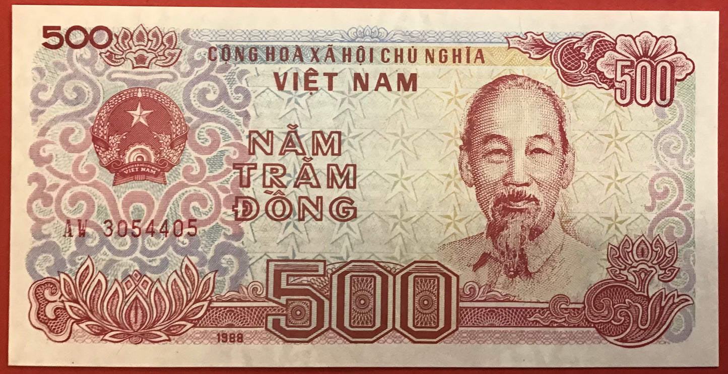 Vietnam - 500 Dông 1988 P#101 Kvalitet 0