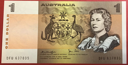 Australia - 1 Dollar (1974-83) P#42 Kvalitet 0