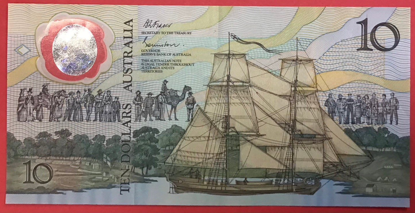 Australia - 10 Dollars 1988 P#49b Kvalitet 1+