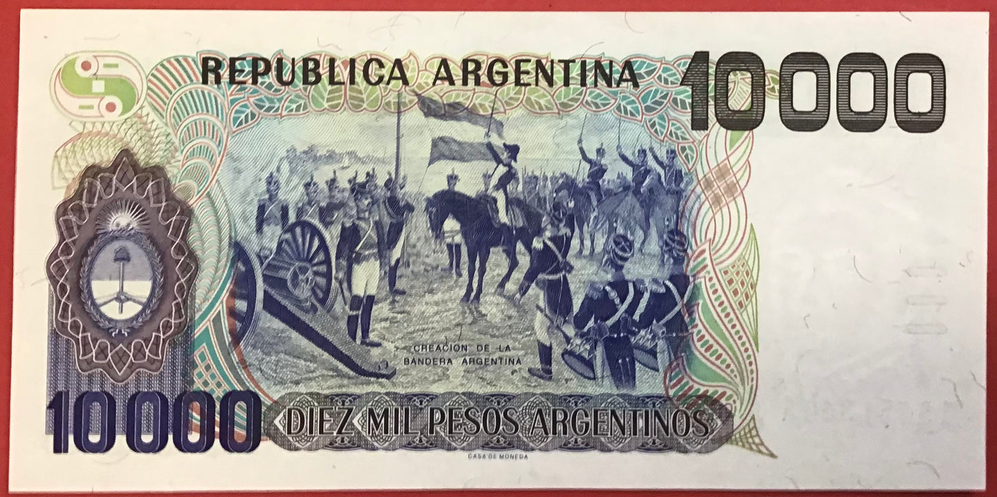 Argentina - 10.000 Pesos Argentinos (1985) Kvalitet 01