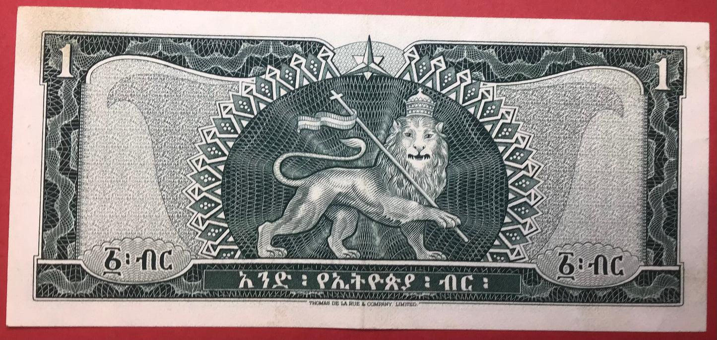 Ethiopia - 1 Dollar (1966) P#25a Kvalitet 01