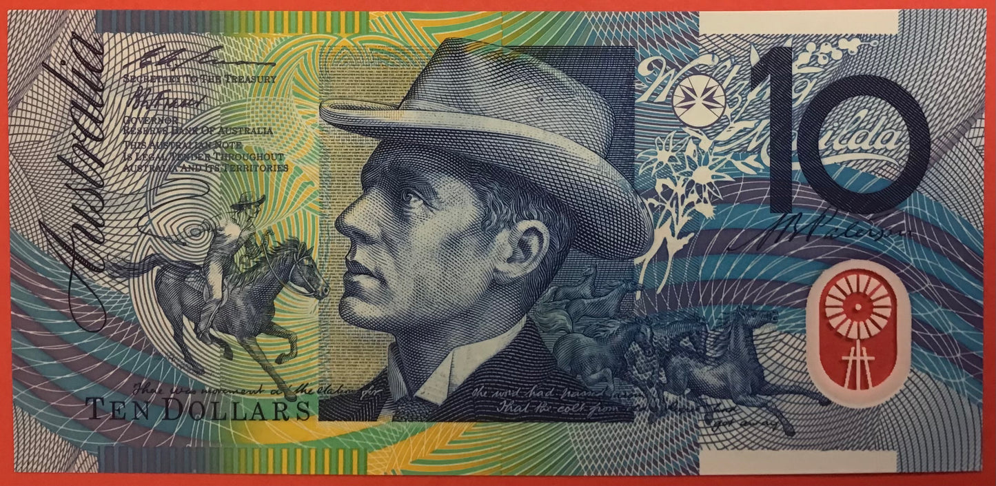 Australia - 10 Dollars 1993 P#52a Kvalitet 0