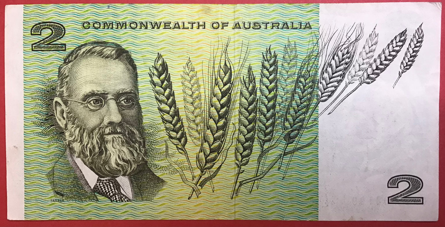 Australia - 2 Dollars 1968 P#38c Kvalitet 1/1+