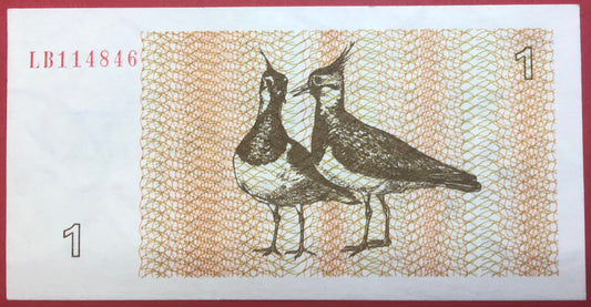 Lithuania - 1 Talonas 1992 P#39 Kvalitet 0