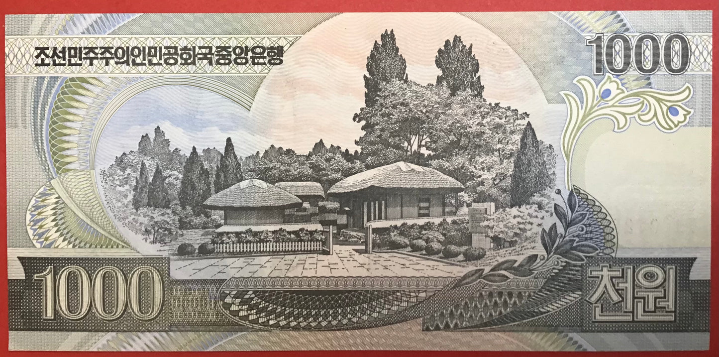 North Korea - 1000 Won 2002 P#45a Kvalitet 0