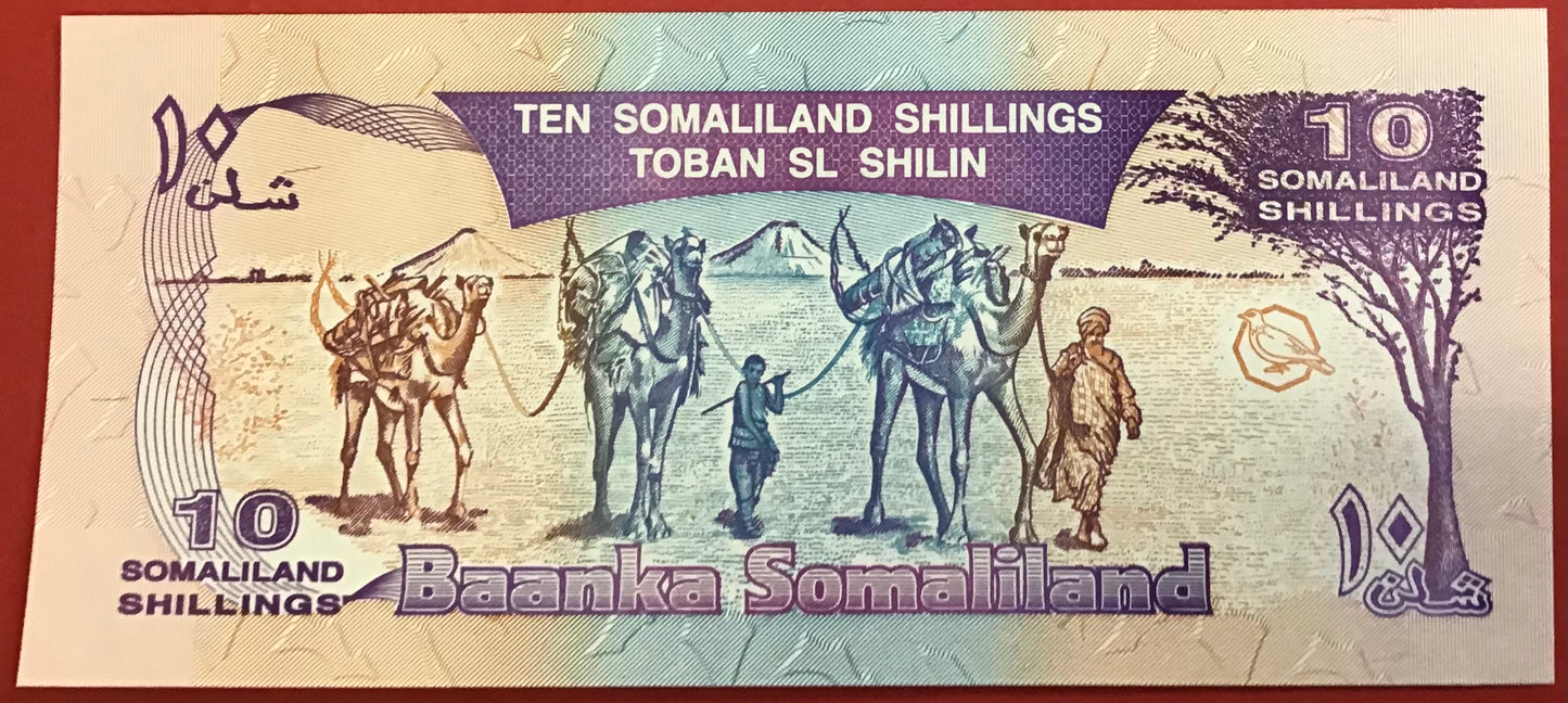 Somaliland - 10 Shillings 1994 P#2a Kvalitet 0