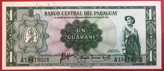 Paraguay - 1 Guaraní P#193a Kvalitet 0
