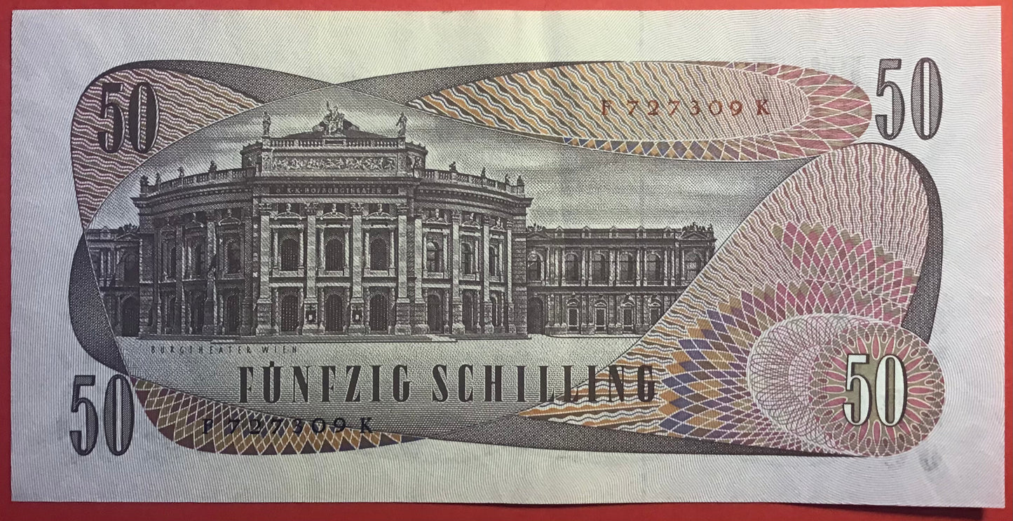Austria - 50 Schilling 2.1.1970 P#143a Kvalitet 1+/01
