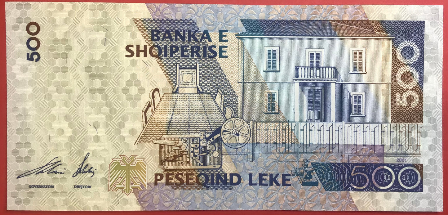 Albania - 500 Lekë 2001 P#68 Kvalitet 0