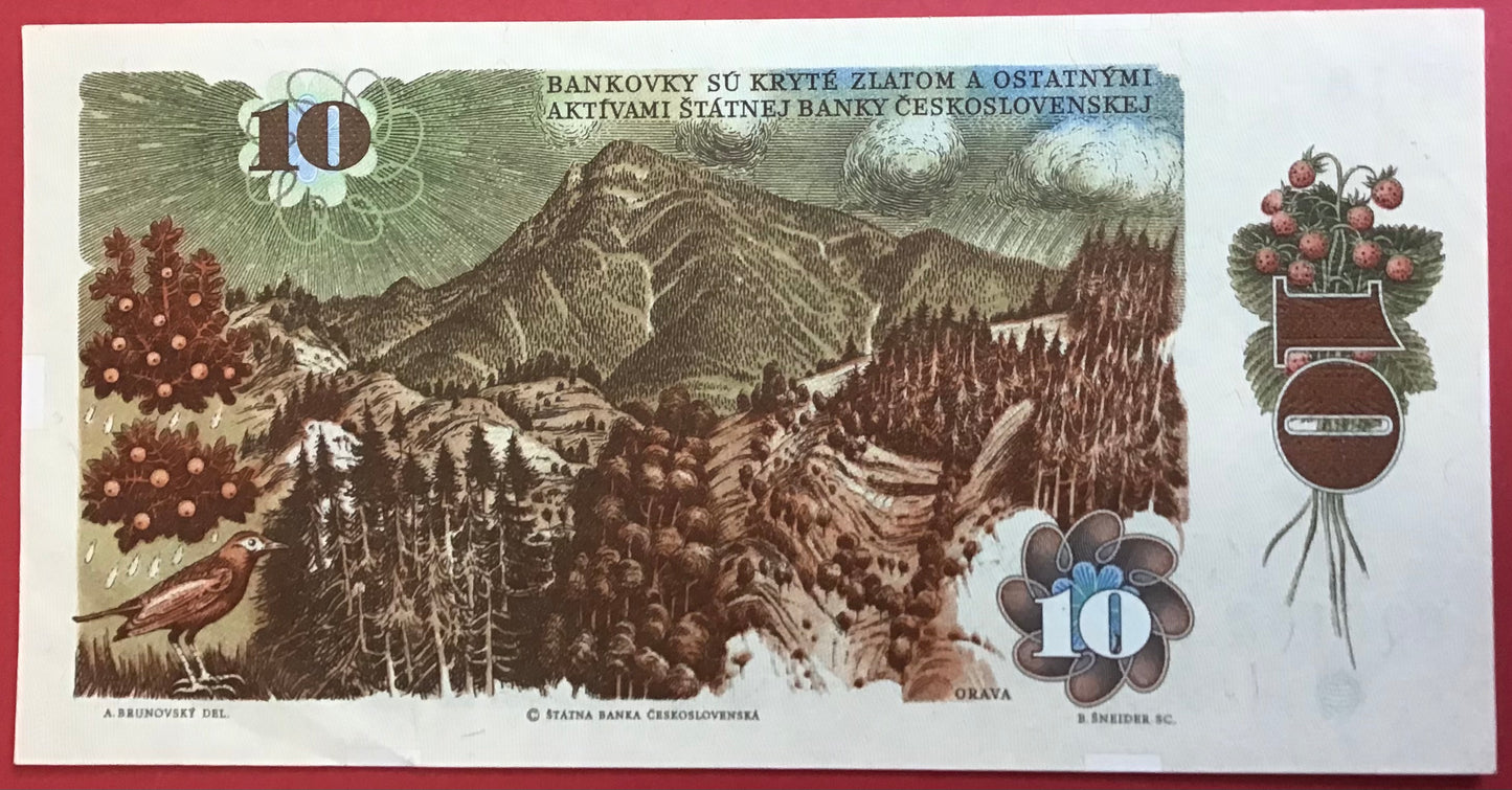 Czechoslovakia - 10 Korun 1986 P#94b Kvalitet 01