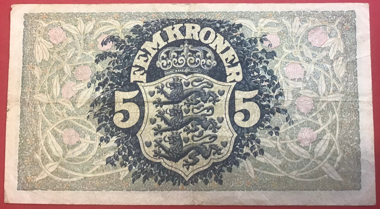 Danmark - 5 Kroner 1933 (B 5719611) Sieg#101 Kvalitet 1