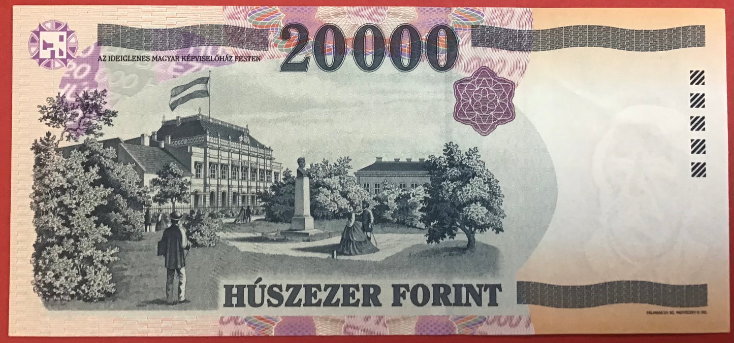 Hungary - 20.000 Forint 1999 P#184a Kvalitet 01