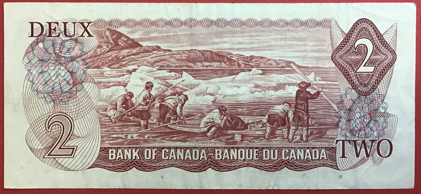 Canada - 2 Dollars 1974 P#86a Kvalitet 1+