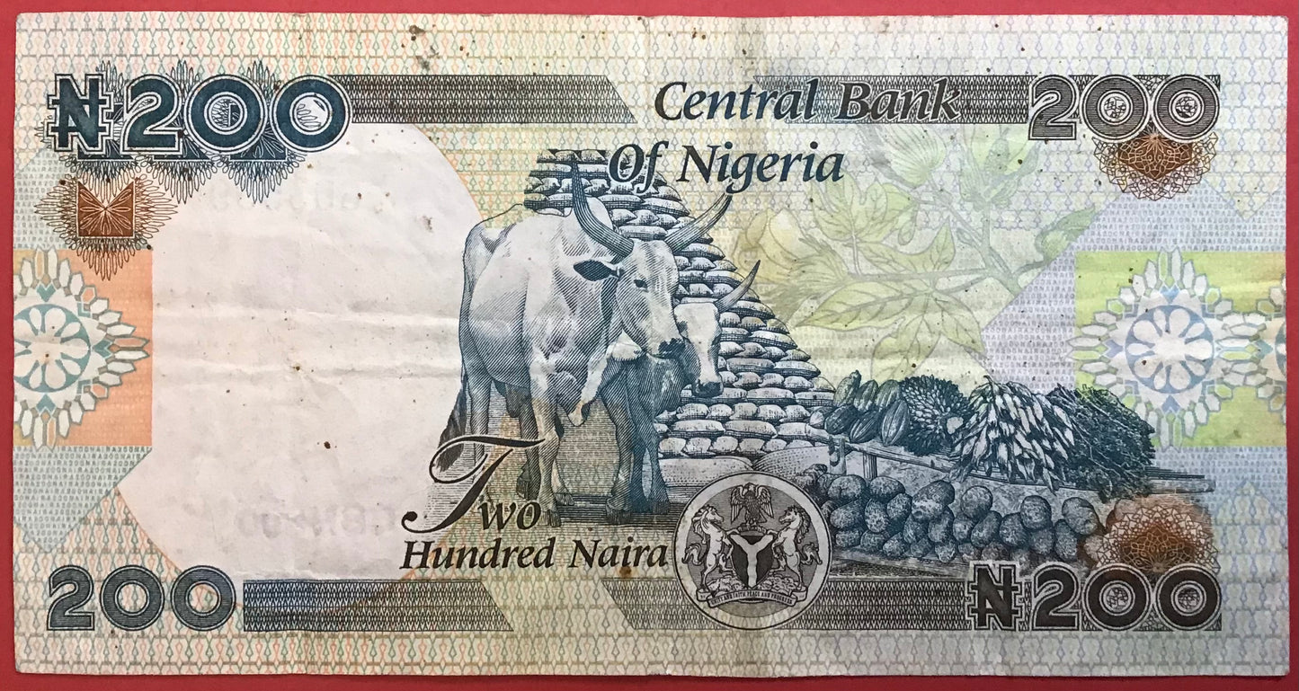 Nigeria - 200 Naira 2003 P#29b Kvalitet 1+
