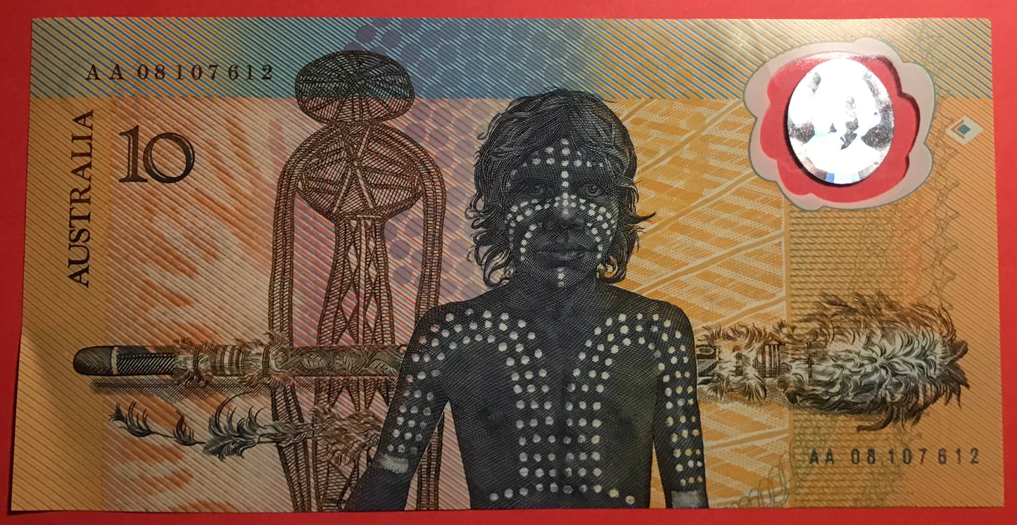 Australia - 10 Dollars 26.1.1988 P#49a Kvalitet 01