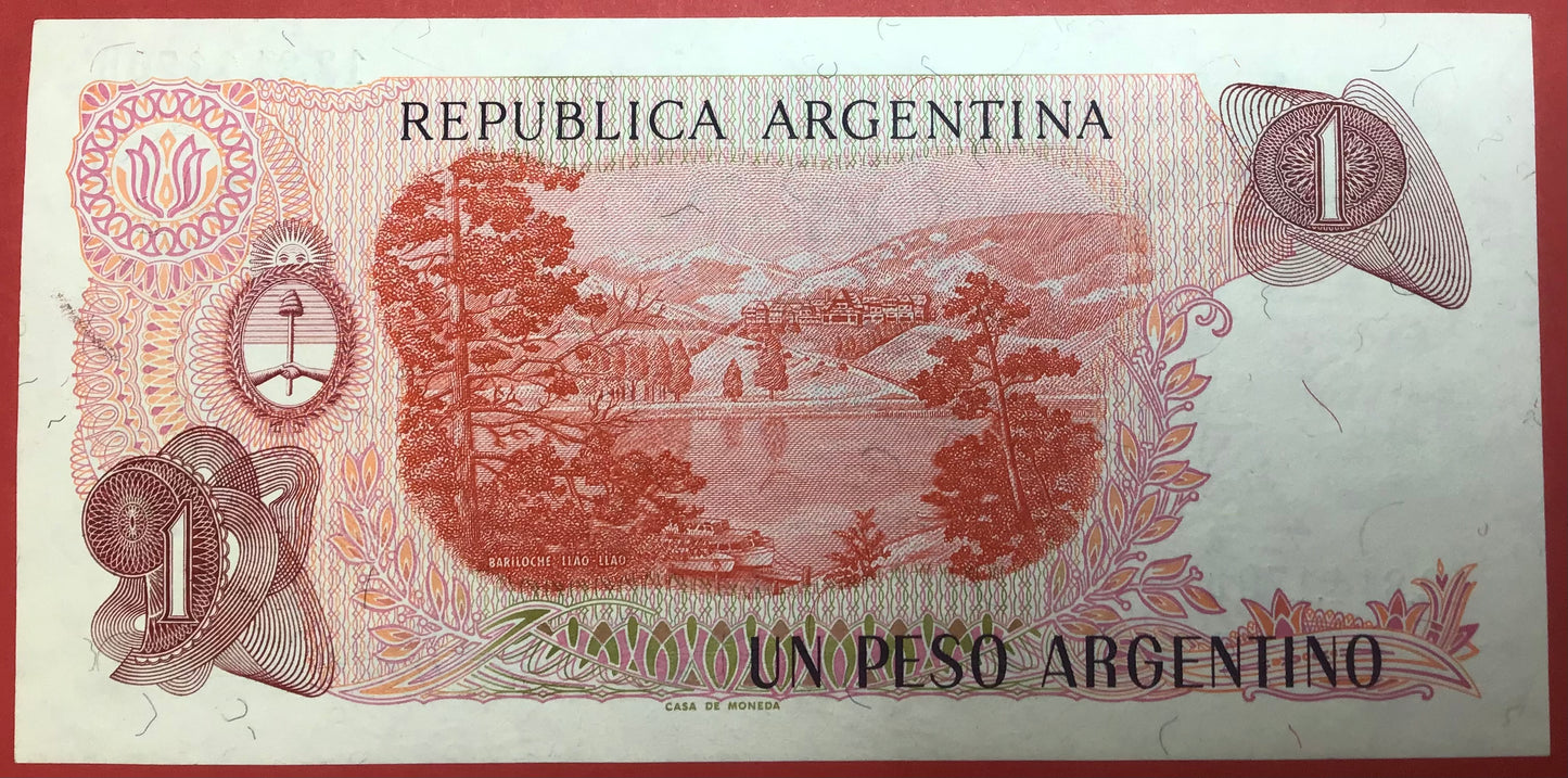 Argentina - 1 Peso Argentino (1983-84) P311a Kvalitet 0