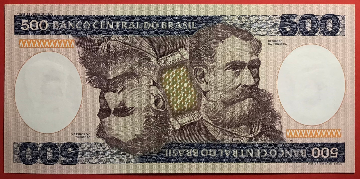 Brazil - 500 Cruzeiros (1981-85) P#200b Kvalitet 0