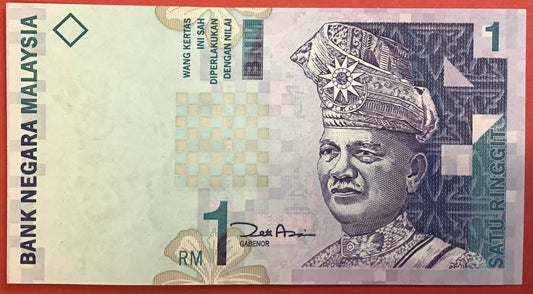 Malaysia - 1 Ringgit (1998-) P#39b Kvalitet 0