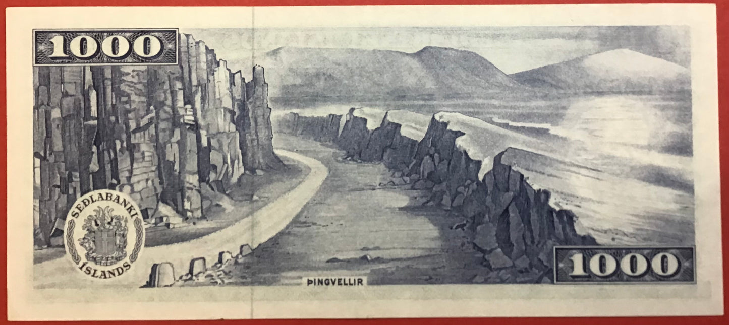 Iceland - 1000 Krónur P#46a Kvalitet 0