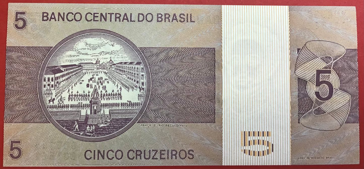Brazil - 5 Cruzeiros 1979 P#192d Kvalitet 0