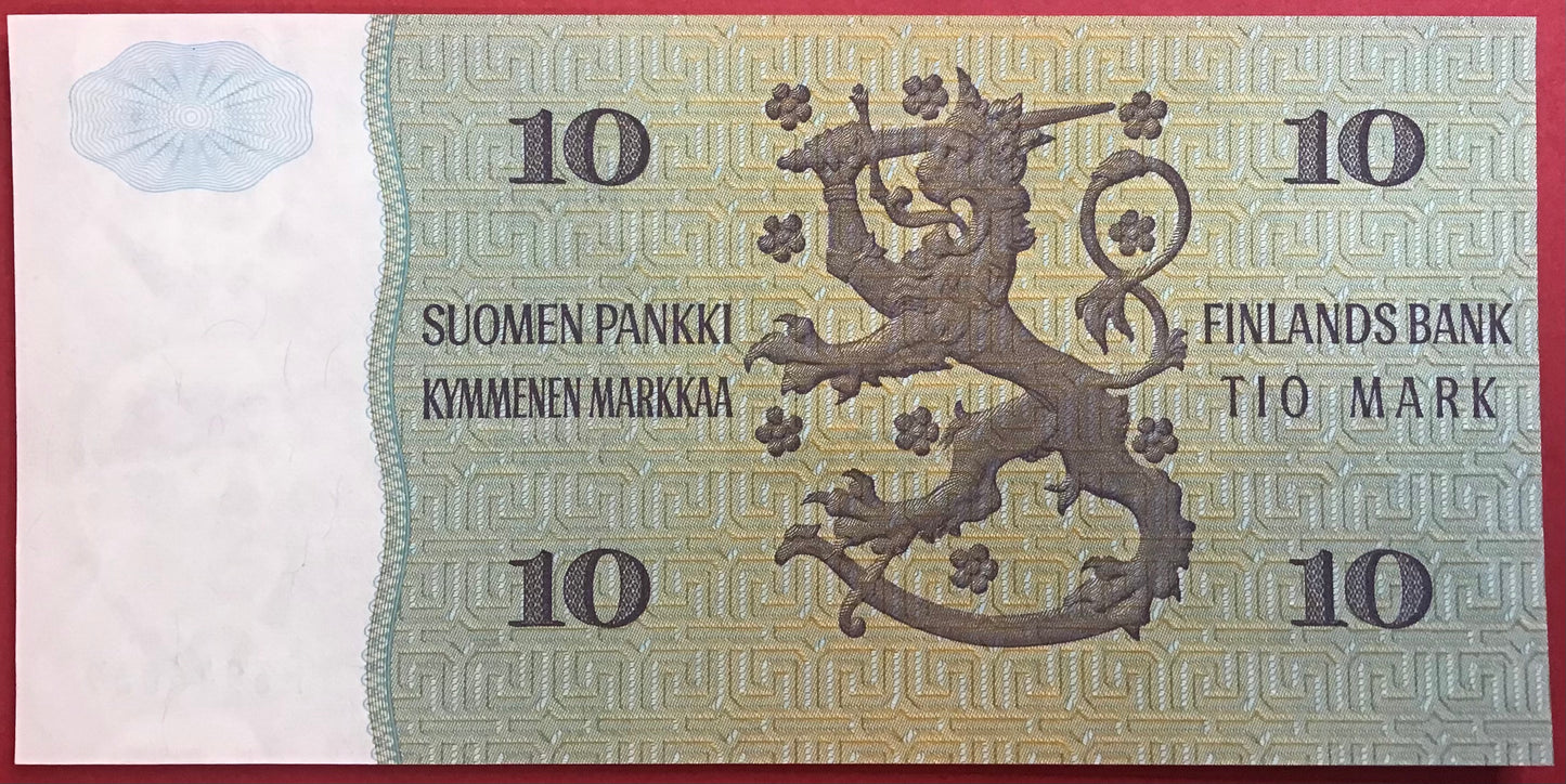 Finland - 10 Markkaa 1980 P#111a Kvalitet 01