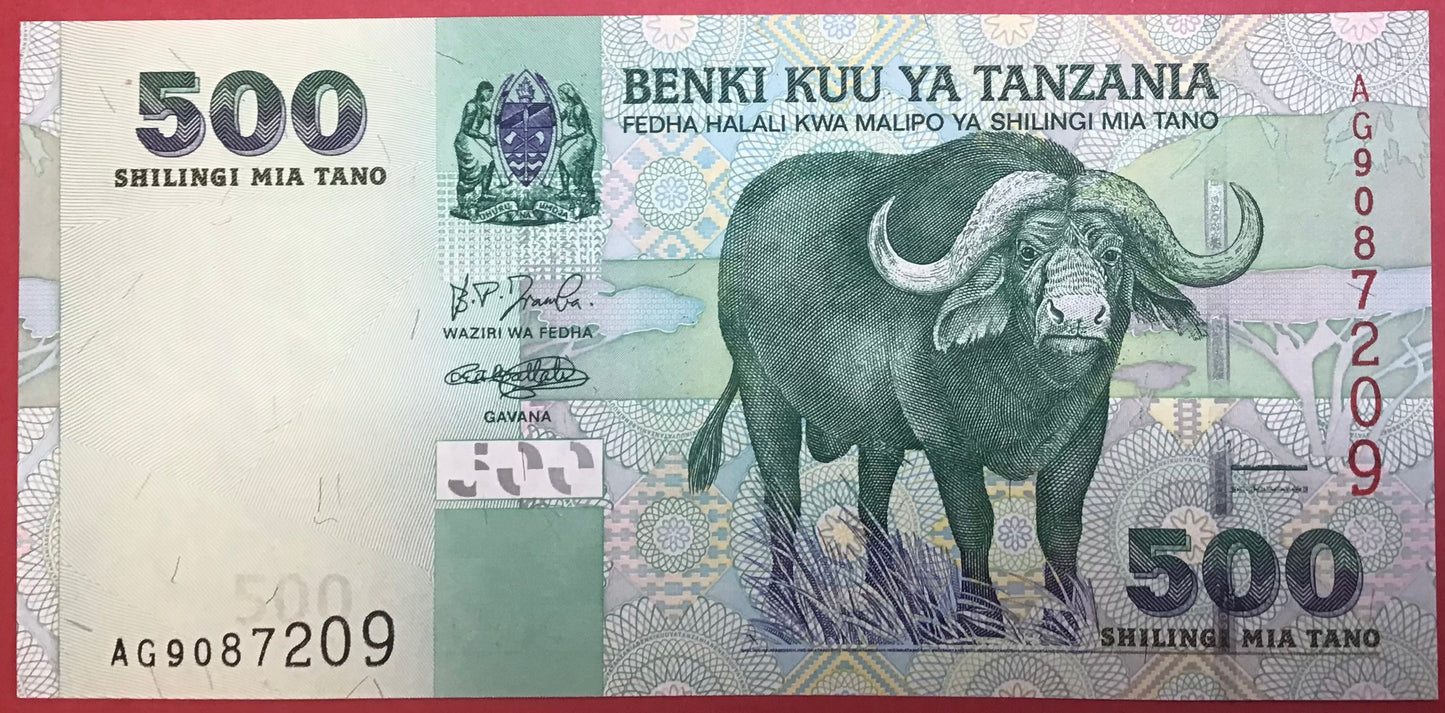 Tanzania - 500 Shilingi (2003) P#35 Kvalitet 0