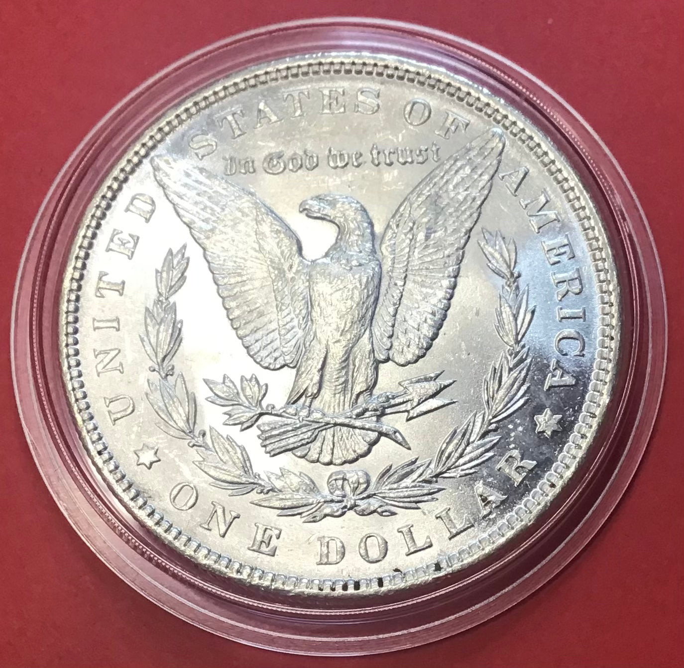 USA - 1 Dollars 1890 Km#110 26,73/0,900 Sølv Kvalitet 01