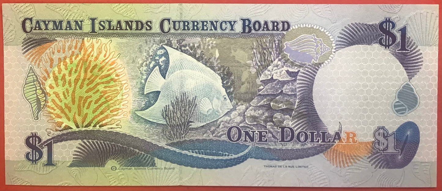 Cayman Islands - 1 Dollar 1996 P#16a Kvalitet 0