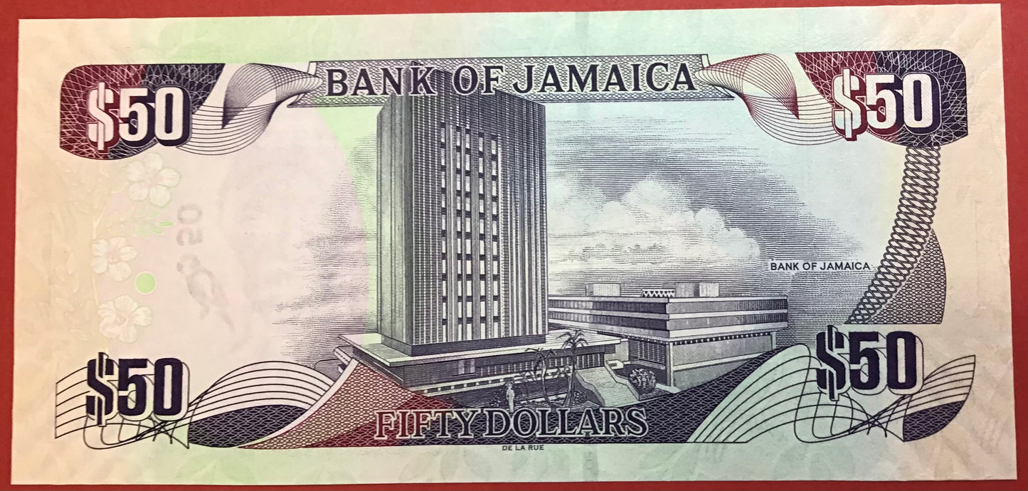 Jamaica - 50 Dollars 1.10.2010 P#88 Kvalitet 0