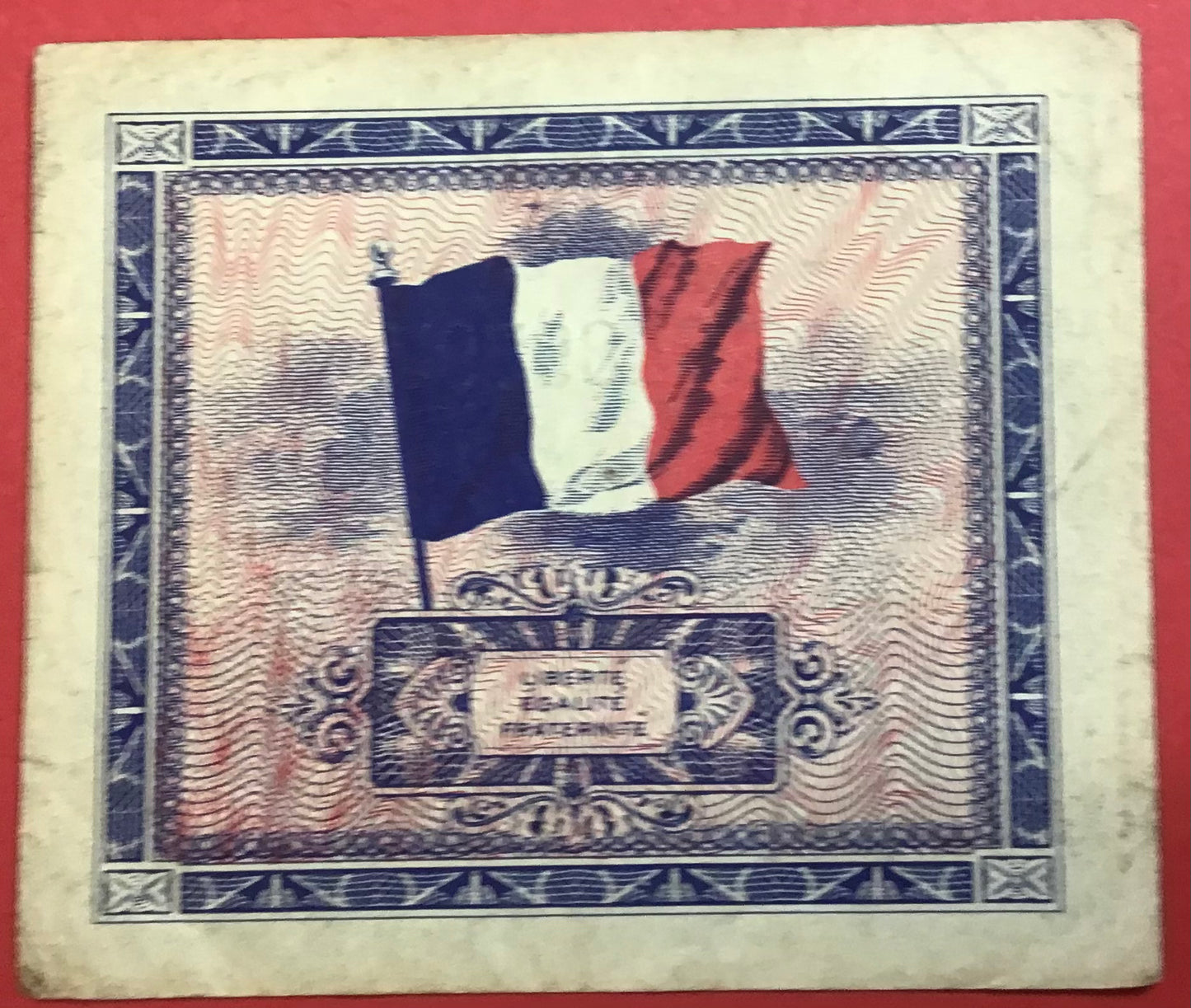 France - 5 Francs 1944 *Allied Military Currency* P#115a Kvalitet 1+