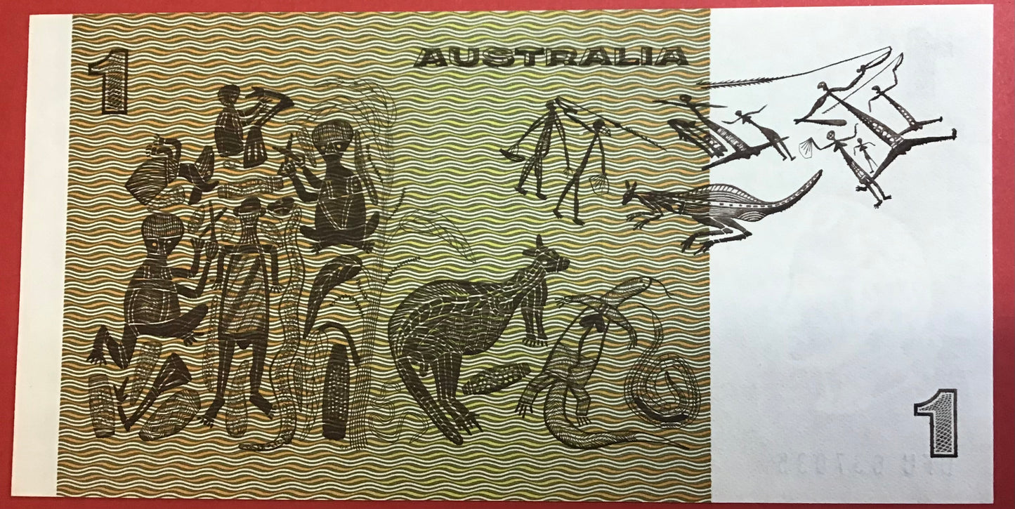 Australia - 1 Dollar (1974-83) P#42 Kvalitet 0