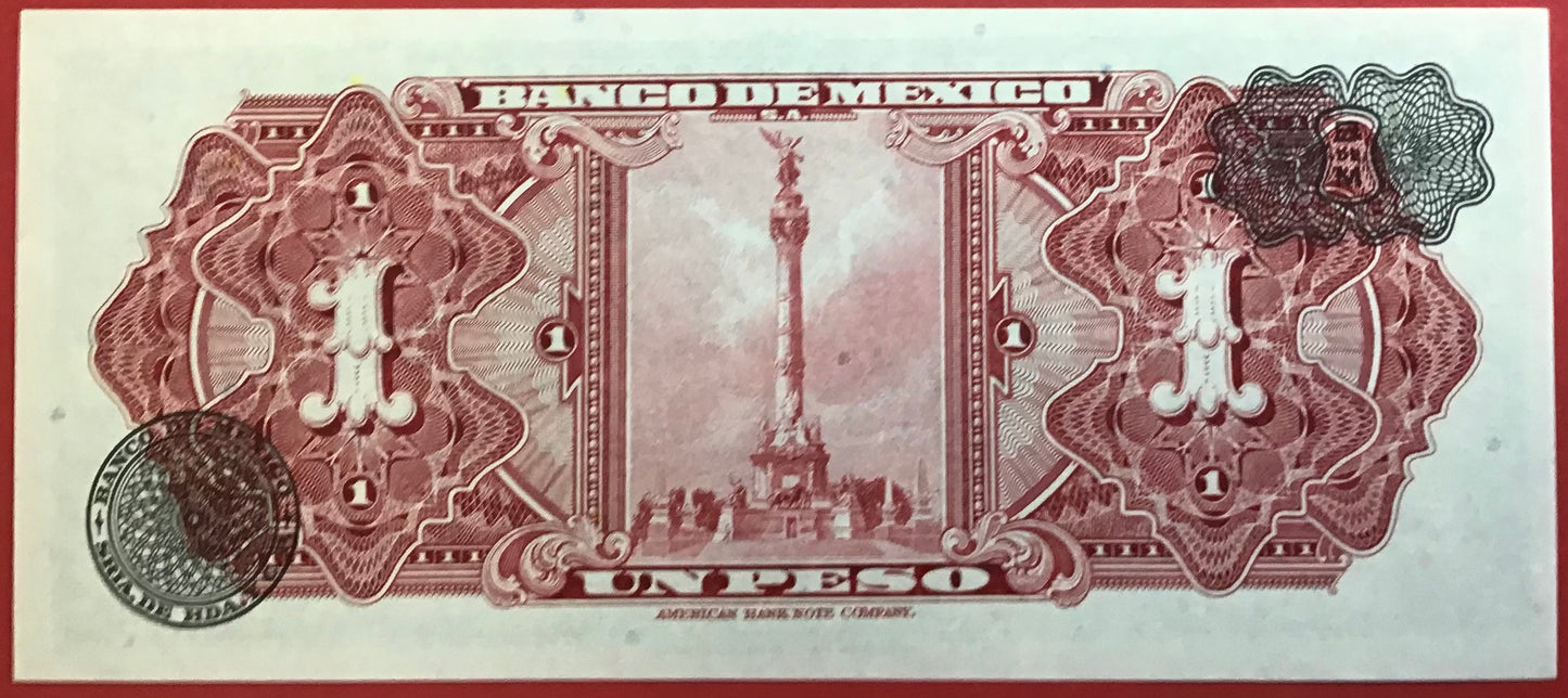 Mexico -1 Peso 22.7.1970 P#59l Kvalitet 0