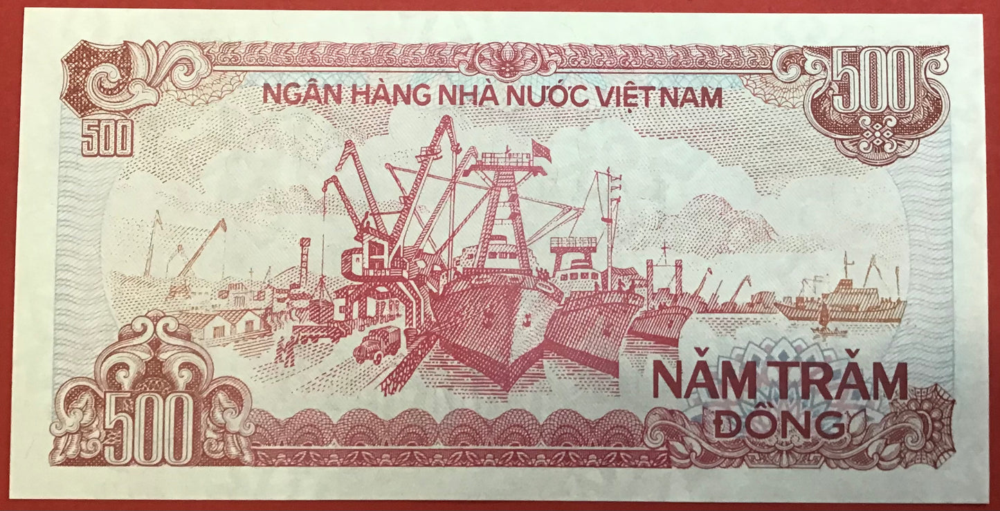 Vietnam - 500 Dông 1988 P#101 Kvalitet 0
