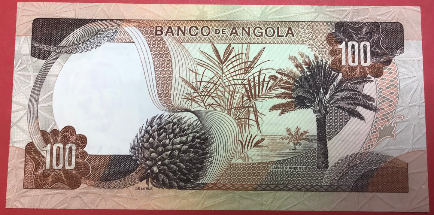 Angola - 100 Escudos 24.11.1972 P#101 Kvalitet 0