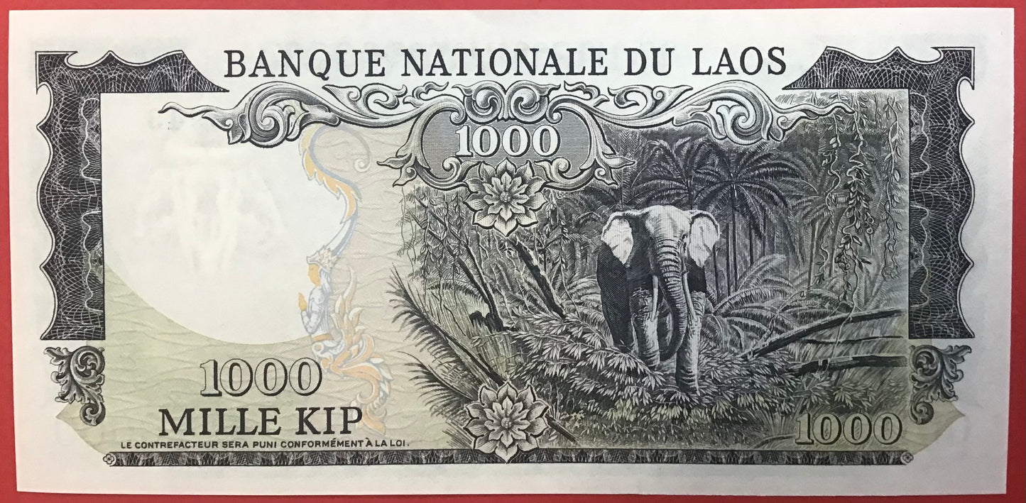Lao - 1000 Kip P#18a Kvalitet 0