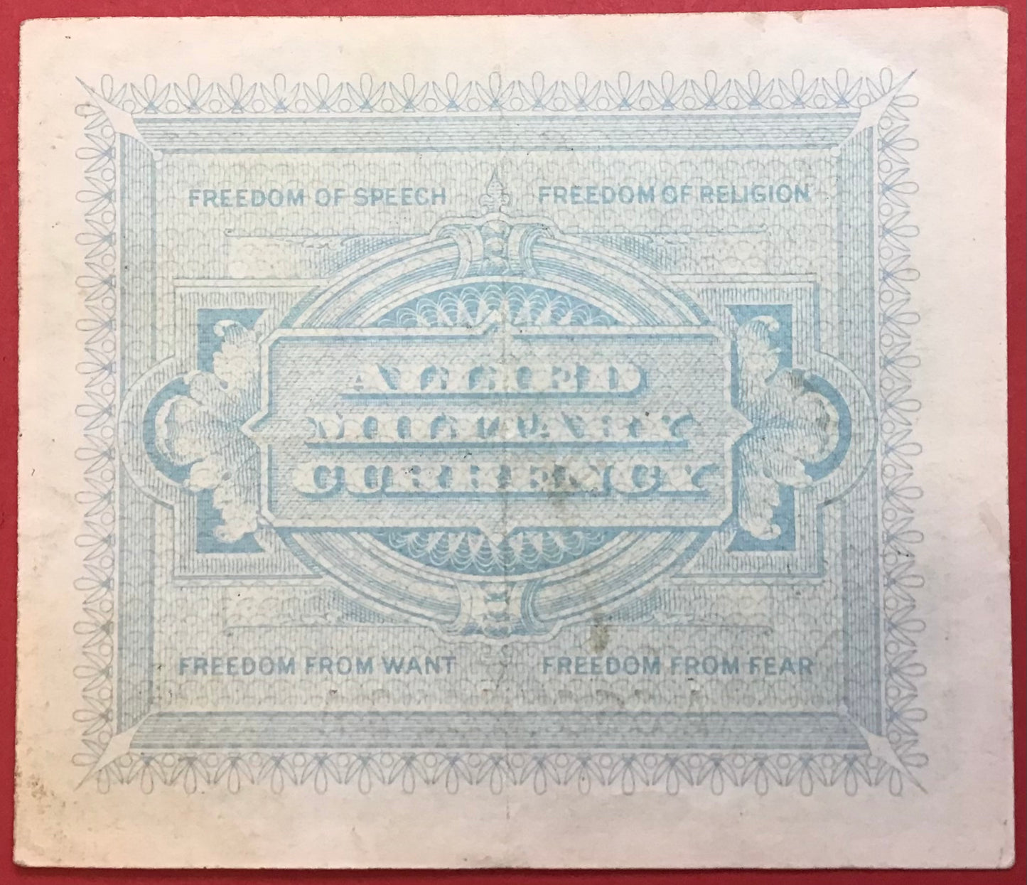 Italy - 5 Lire *Allied Military Currency* Series 1943 P#M12a Kvalitet 1+