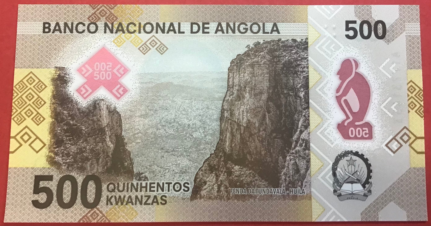 Angola - 500 Kwanzas 2020 P#W161 Kvalitet 0
