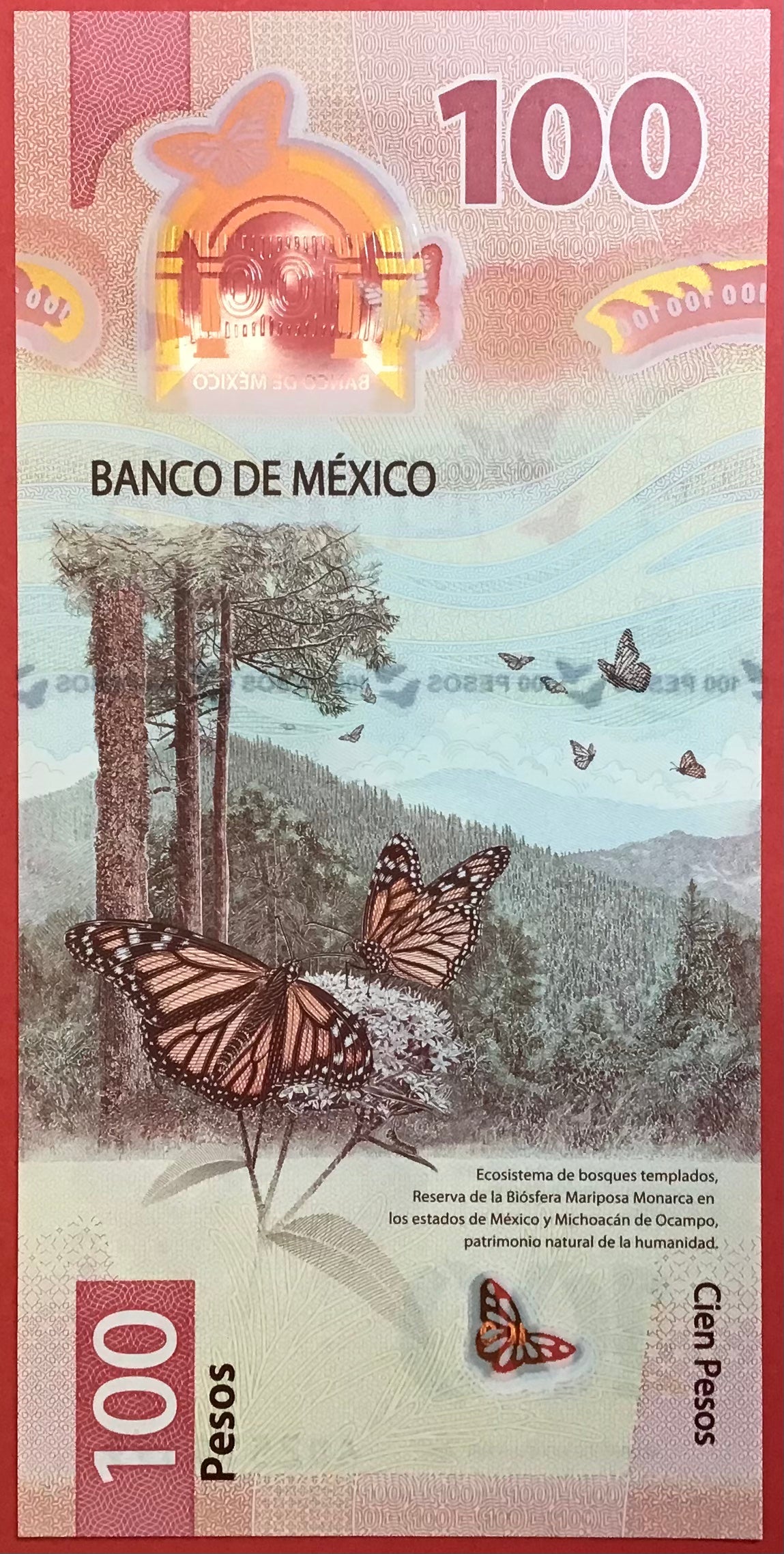 Mexico - 100 Pesos 8.5.2020 P#W134 Kvalitet 0